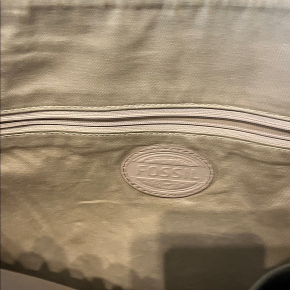 FOSSIL MIMI taupe pebble leather tote bag - Picture 5 of 10